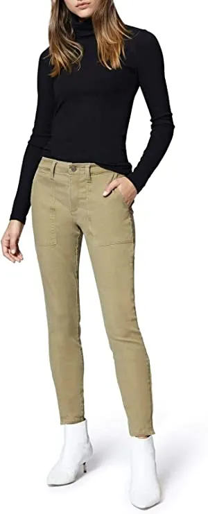 Sanctuary Clothing Womens Fast Track Casual Chino Pants, Green, 26