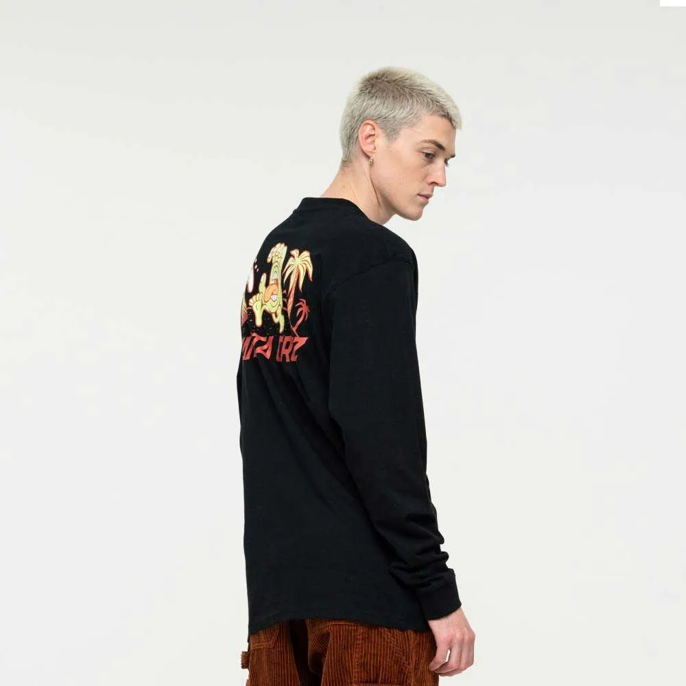 Santa Cruz Beach Bum Scene Long Sleeve T-Shirt