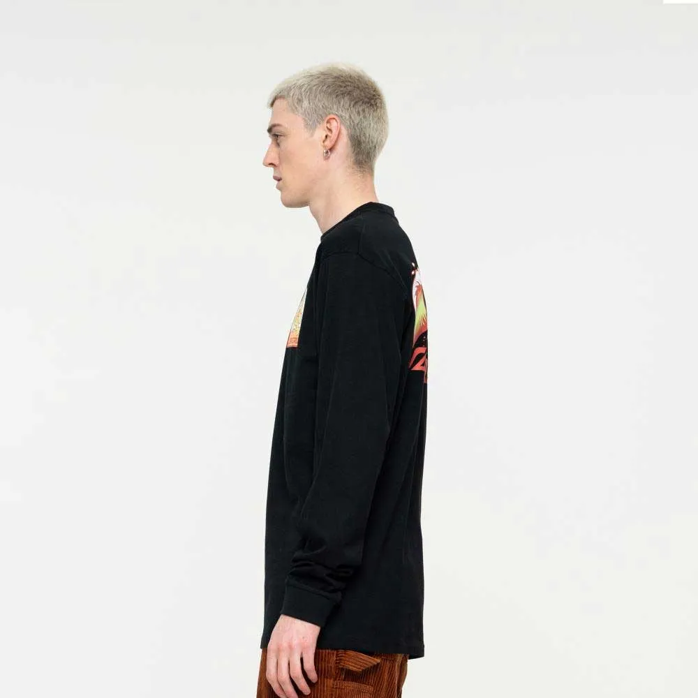 Santa Cruz Beach Bum Scene Long Sleeve T-Shirt