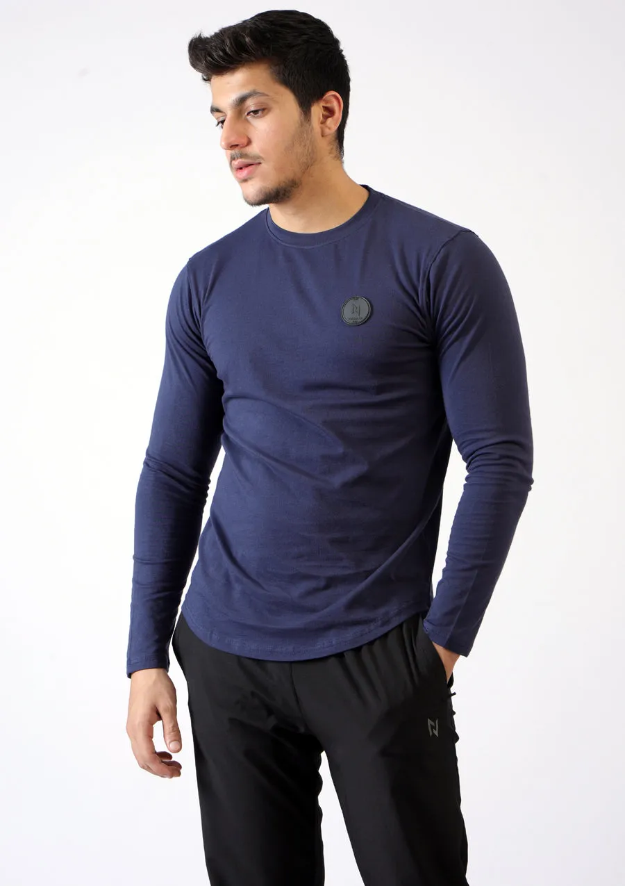 Scoop Bottom Long Sleeve T-Shirt