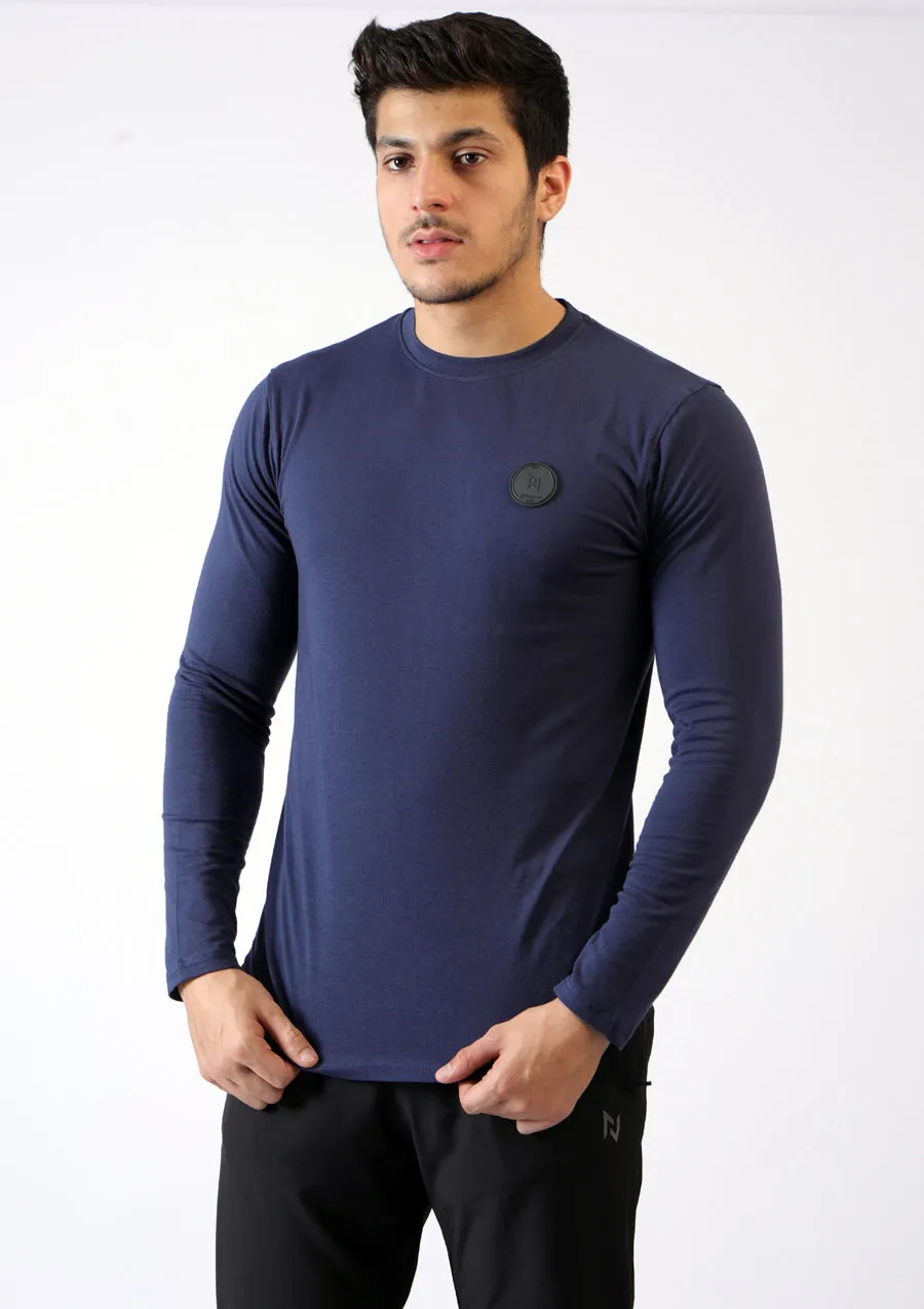 Scoop Bottom Long Sleeve T-Shirt