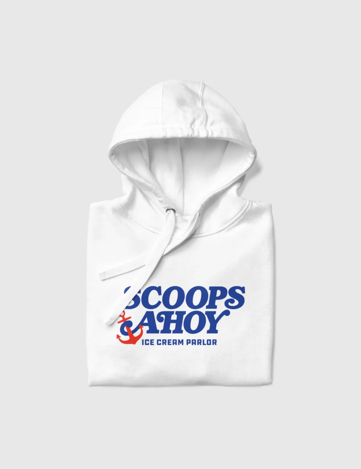 Scoops Ahoy Unisex Hoodie [White]