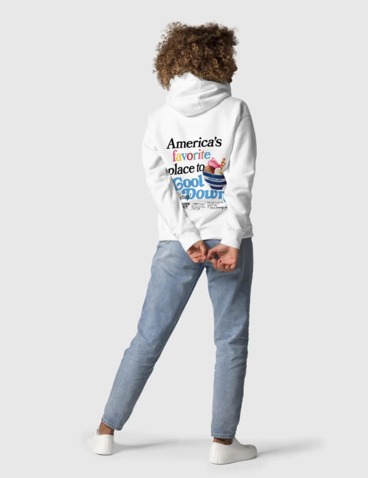 Scoops Ahoy Unisex Hoodie [White]
