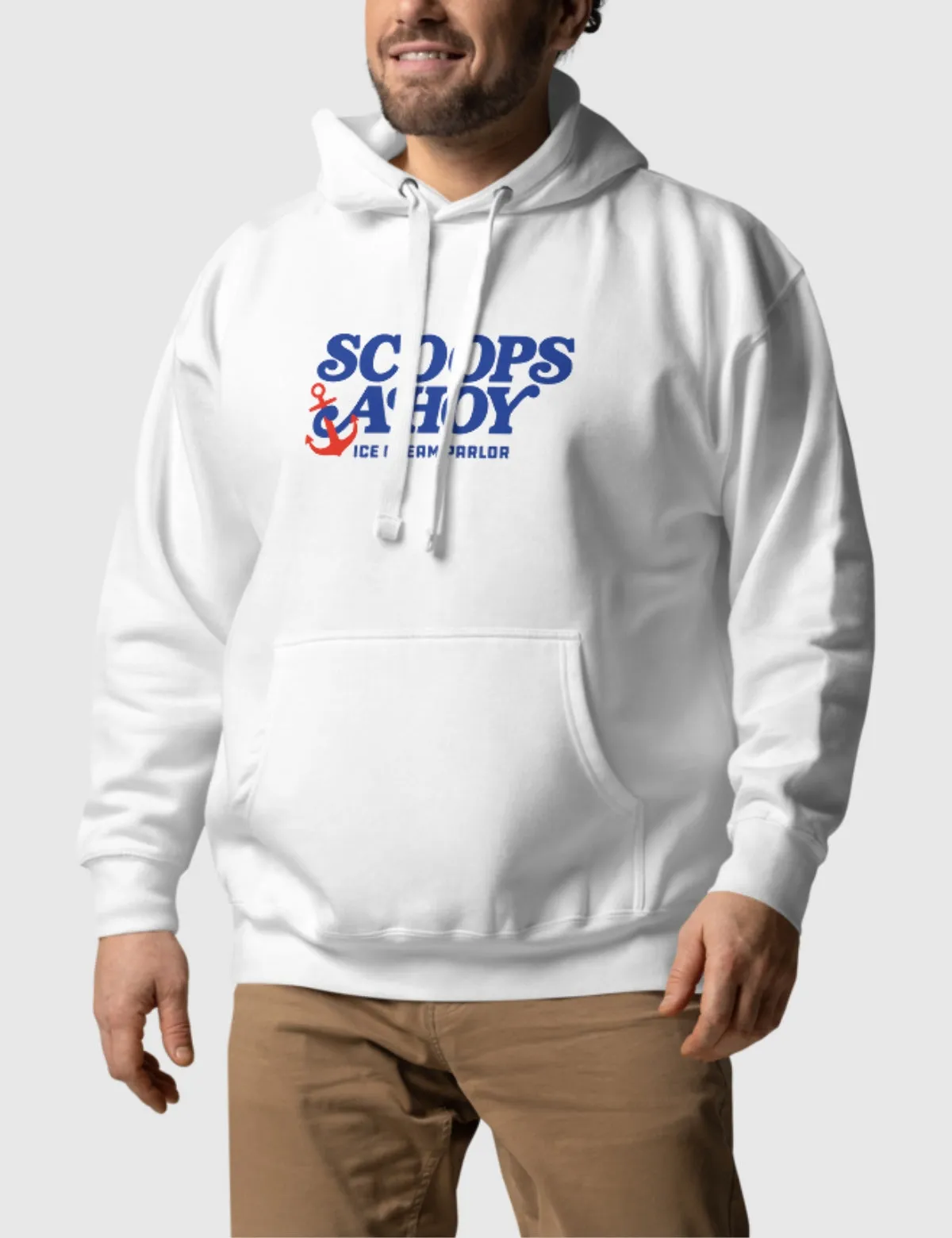 Scoops Ahoy Unisex Hoodie [White]