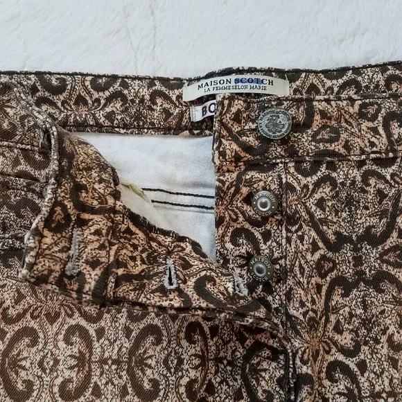Scotch &amp; Soda Botanic Denim Shorts