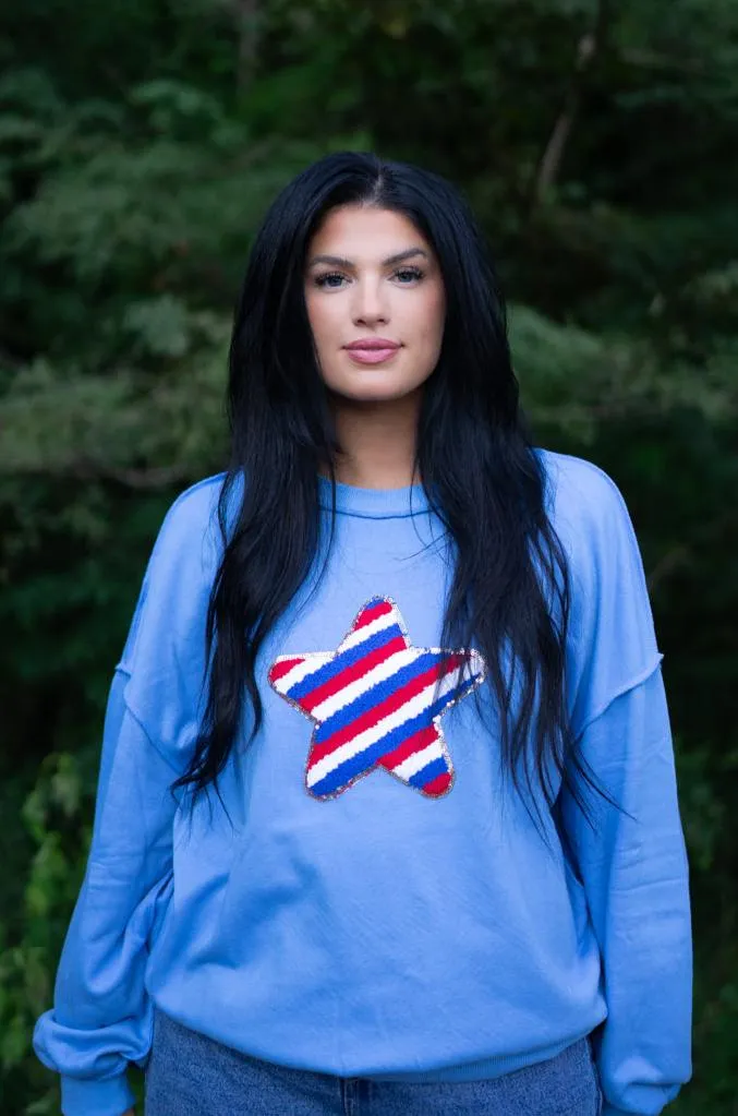 Sequin Star Sweatshirt