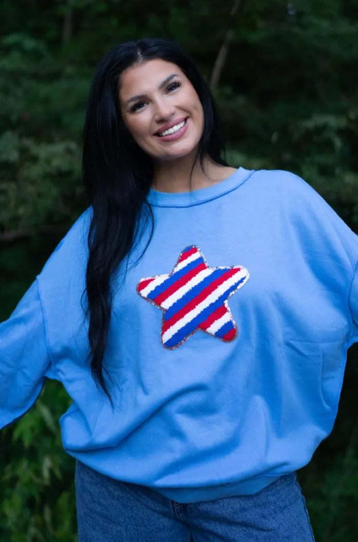 Sequin Star Sweatshirt