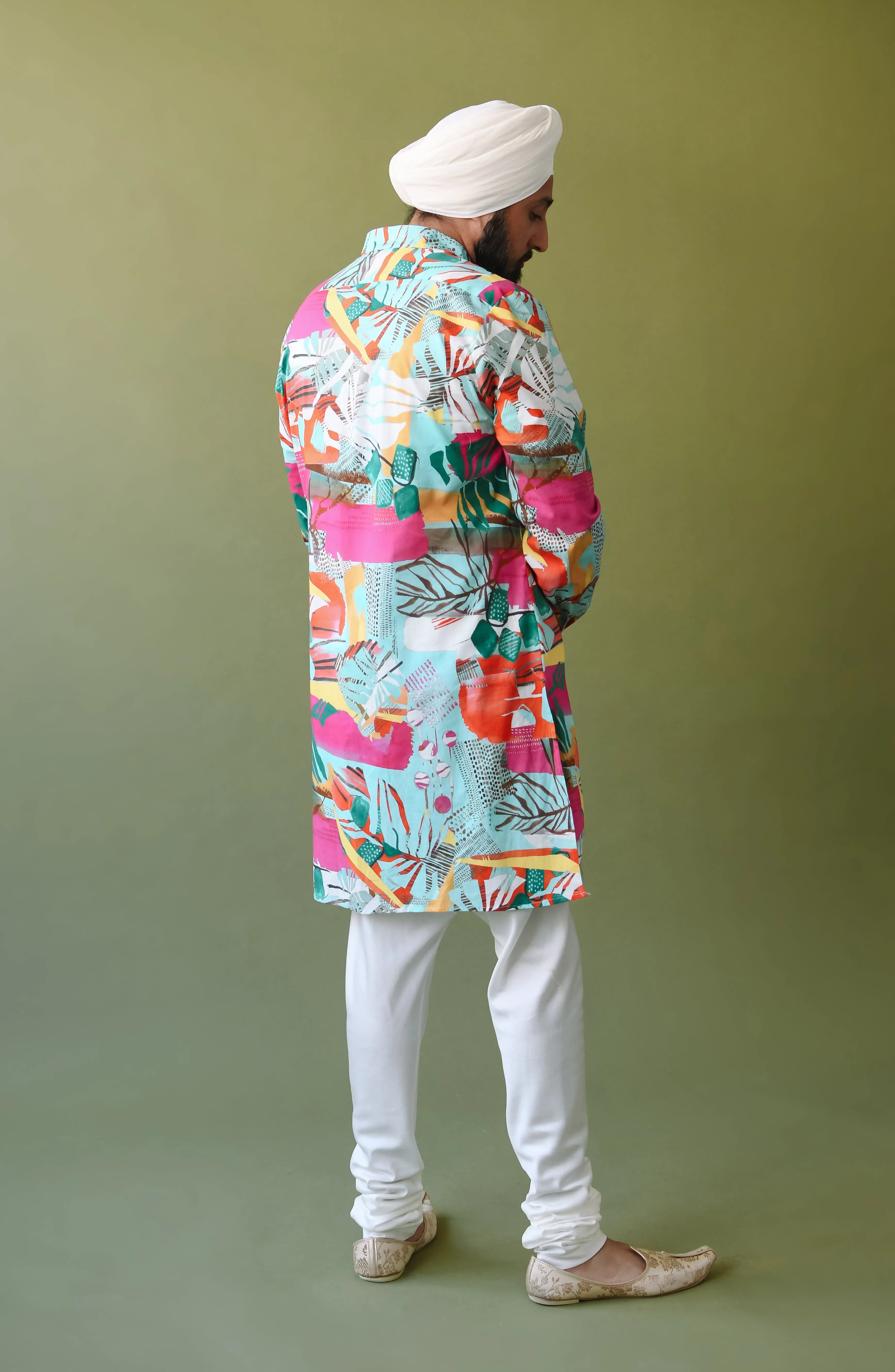 SHANE Abstract Print Kurta