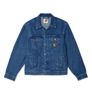 SHFW Perennial Logo Denim Trucker Jacket Blue SHF05J008