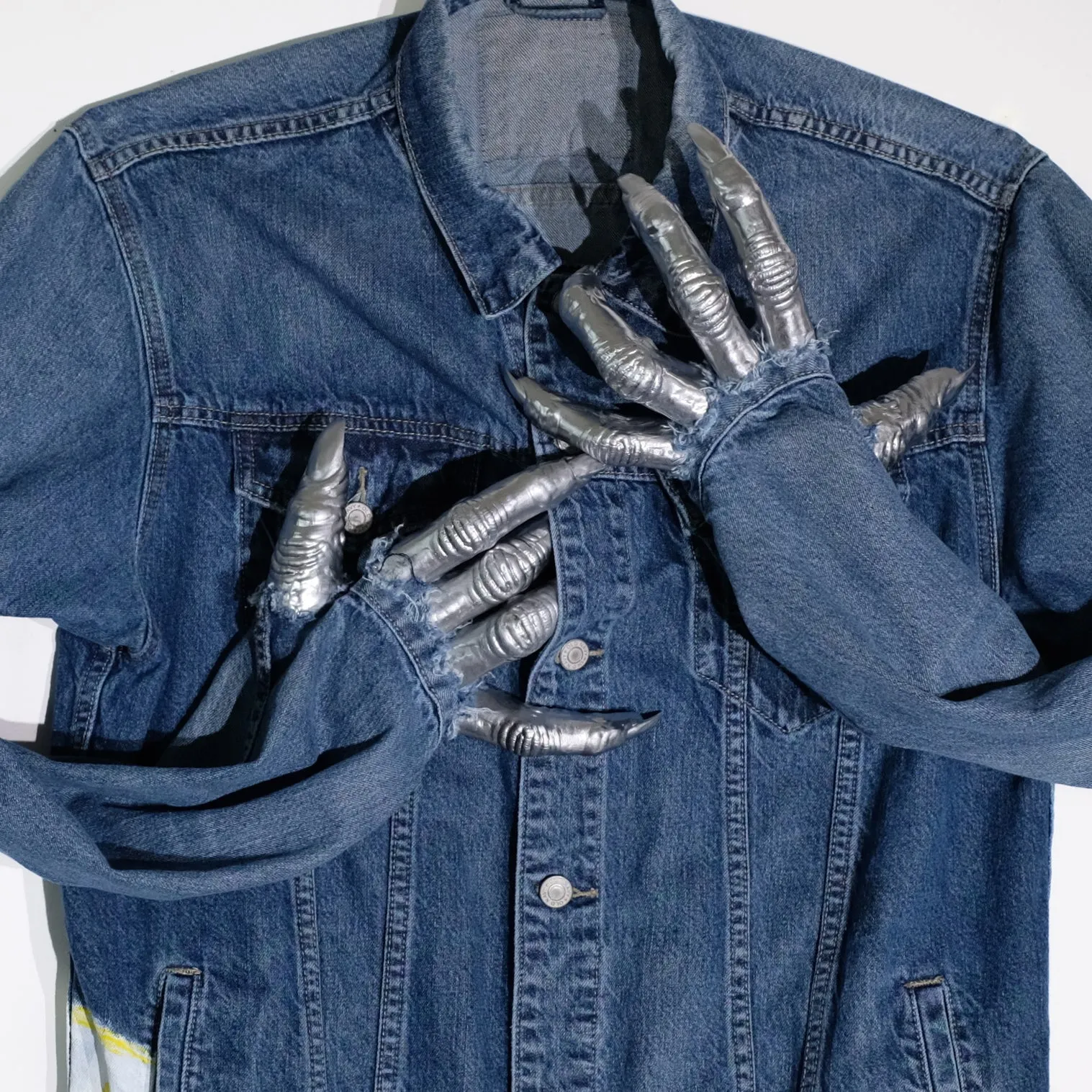 Silver Claw Trucker Jacket