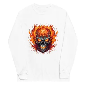 Skull of Fire Men’s Long Sleeve Shirt