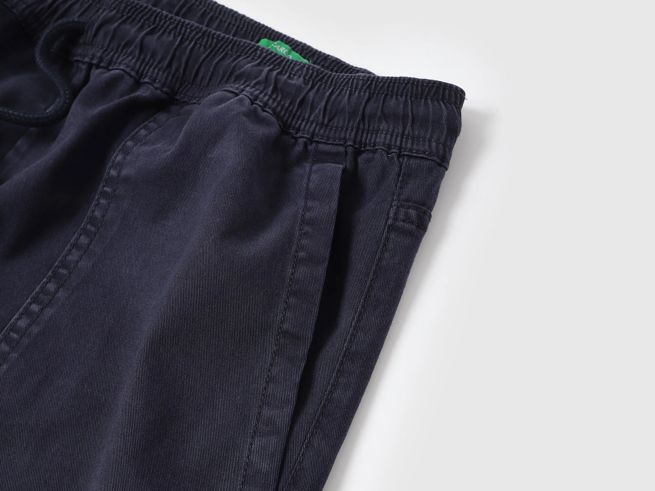 Solid Cargo Fit Cargo Pants