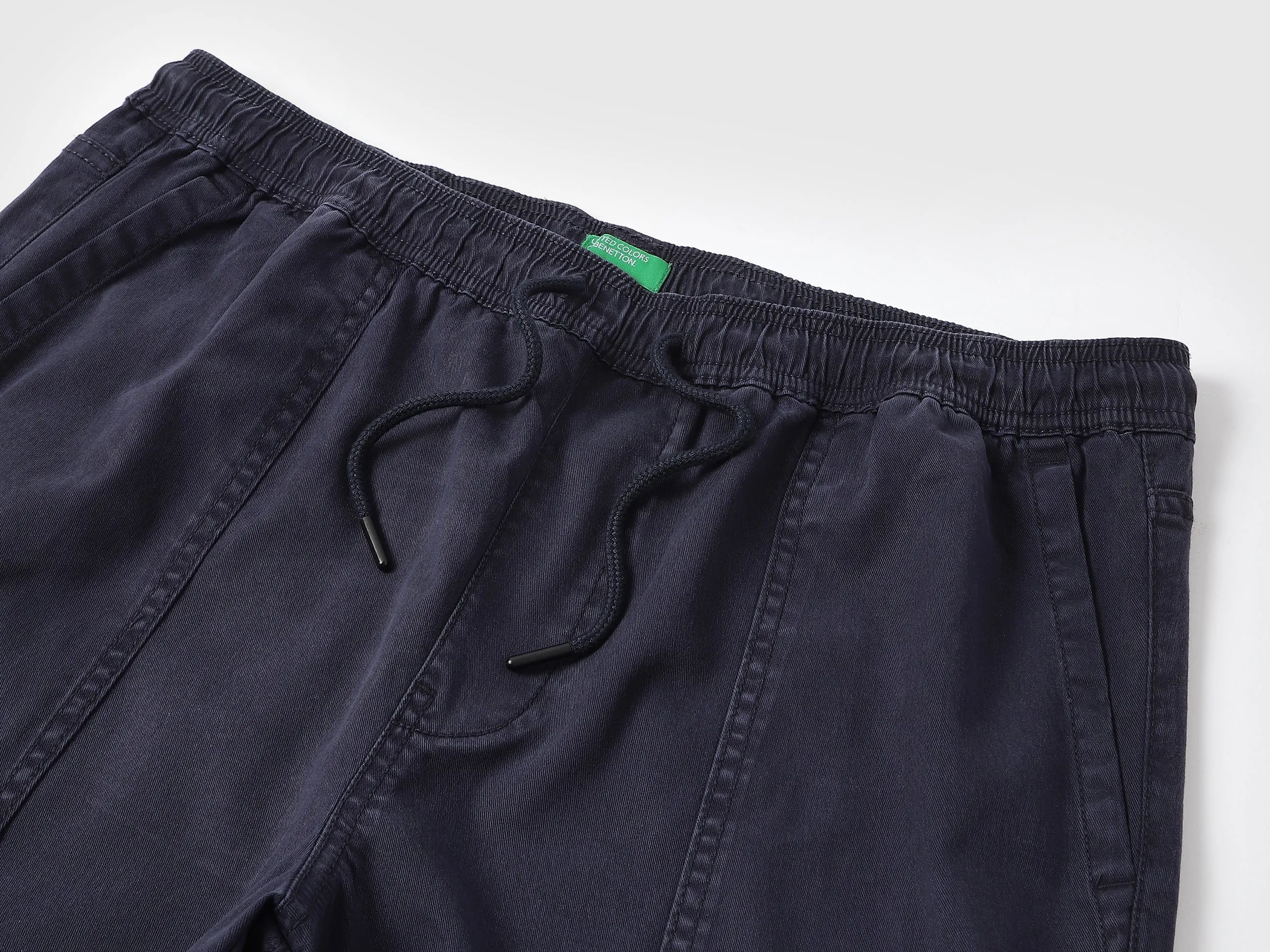 Solid Cargo Fit Cargo Pants