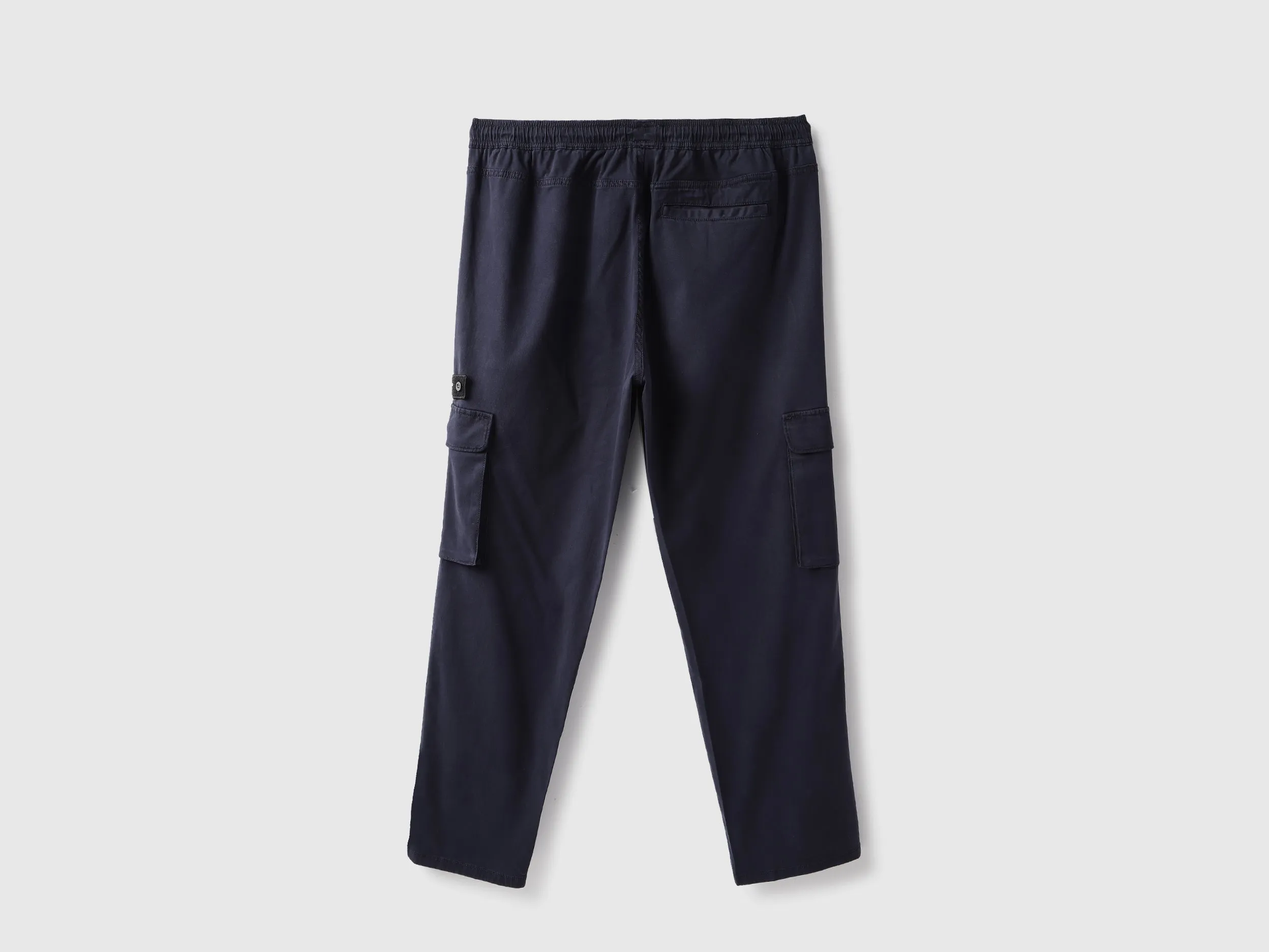 Solid Cargo Fit Cargo Pants