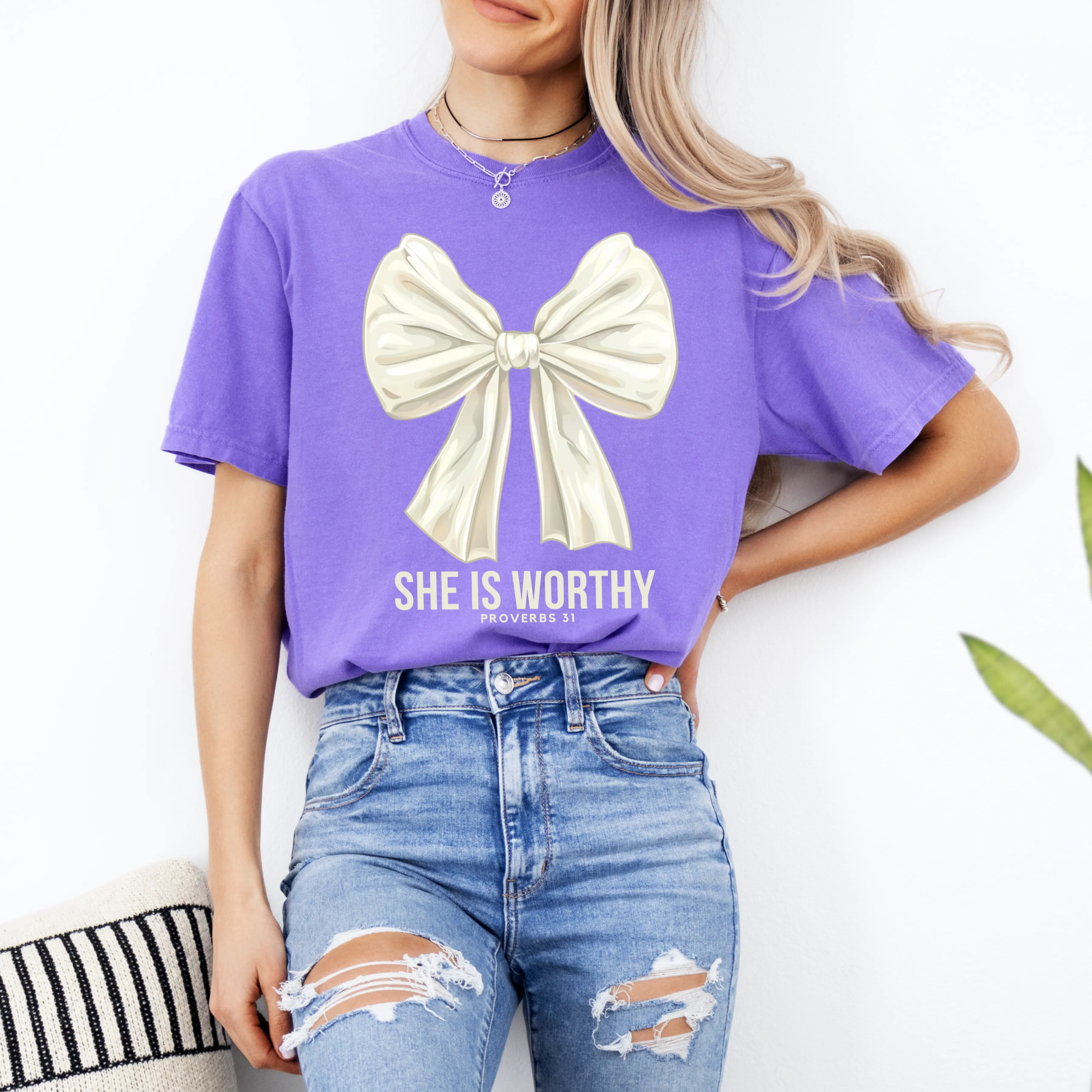 (SOUTHERN MAMA) WHITE BOW PROVERBS