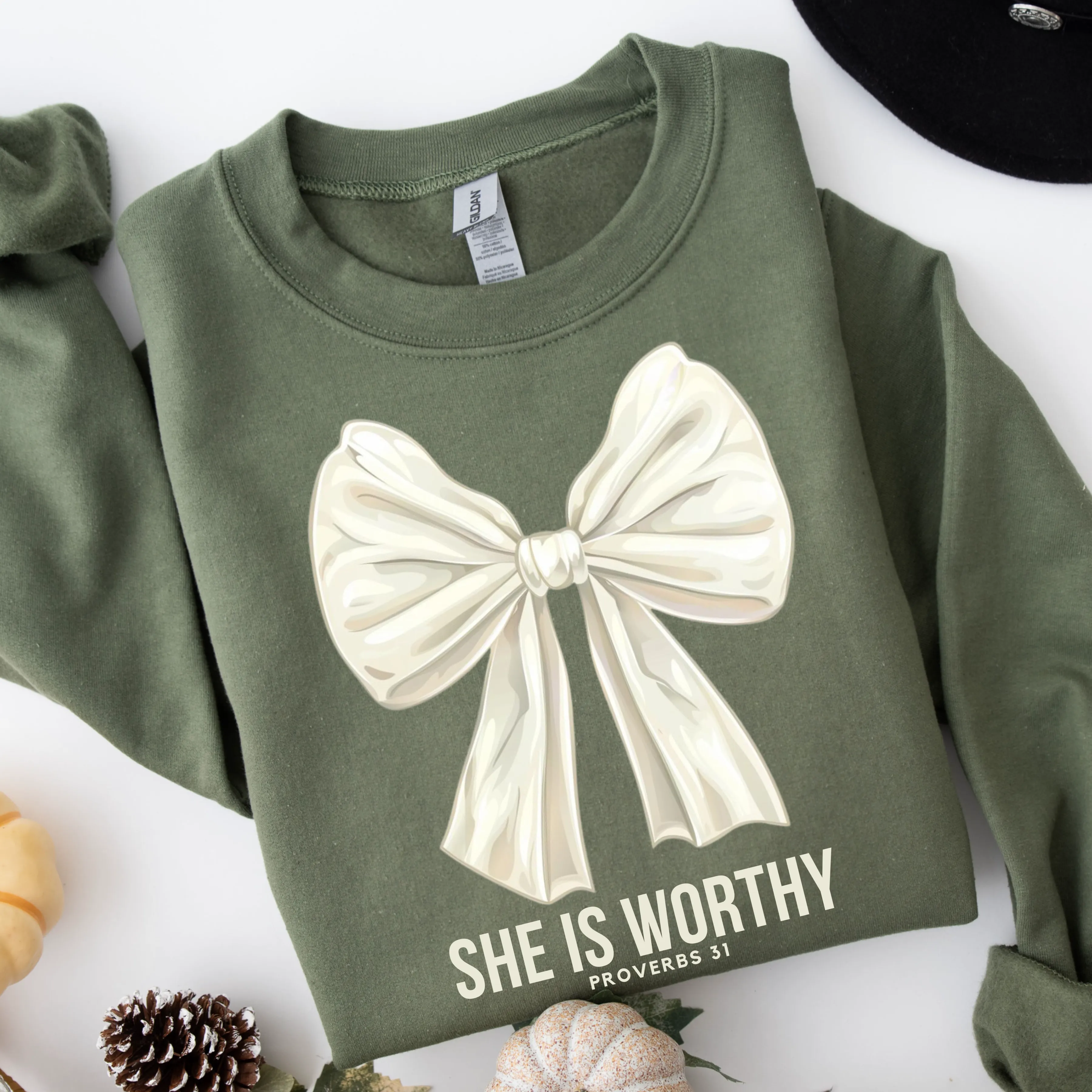 (SOUTHERN MAMA) WHITE BOW PROVERBS