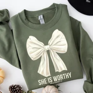 (SOUTHERN MAMA) WHITE BOW PROVERBS