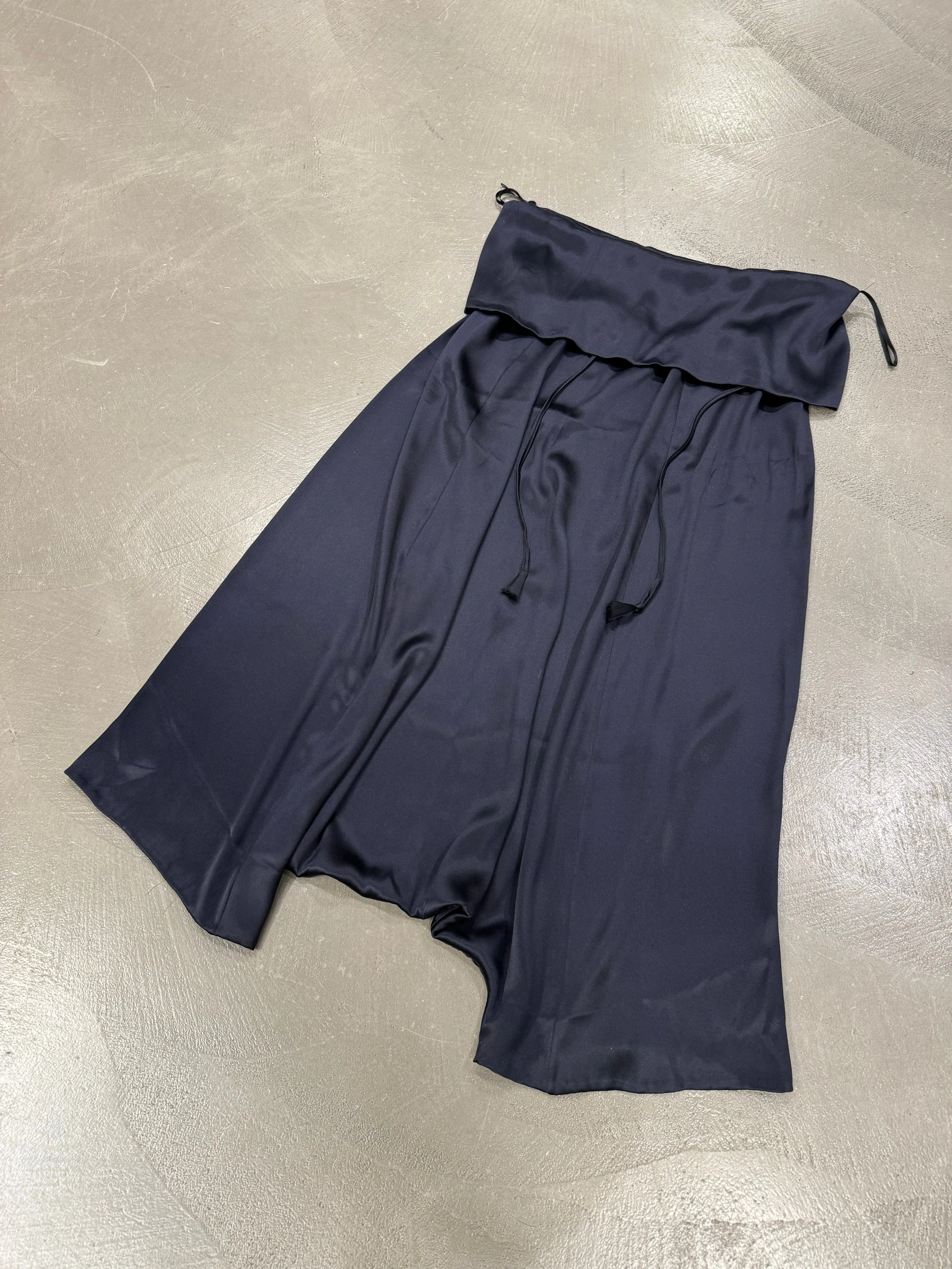 S/S2002 Gucci by Tom Ford black silk harem pants