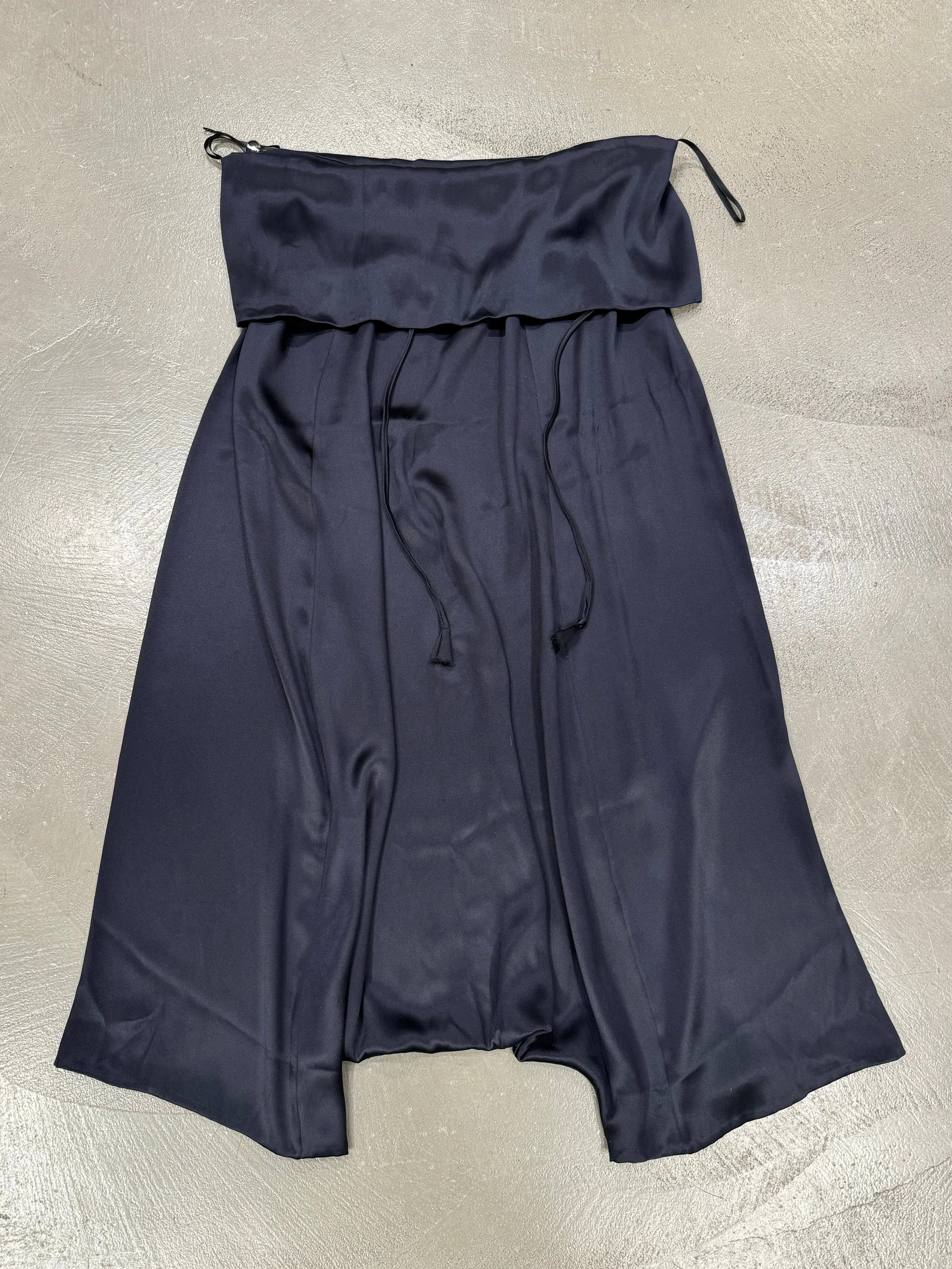 S/S2002 Gucci by Tom Ford black silk harem pants