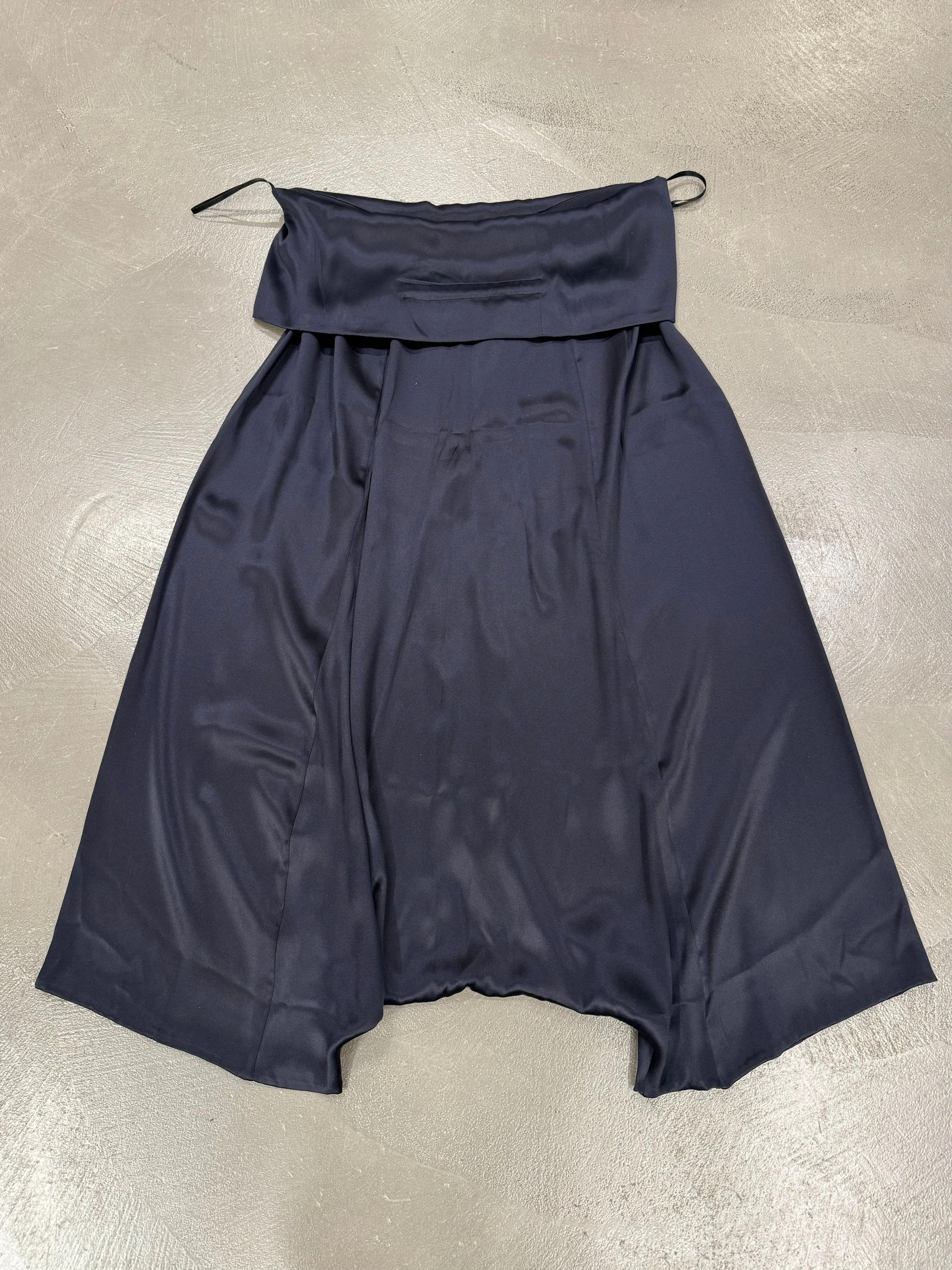 S/S2002 Gucci by Tom Ford black silk harem pants