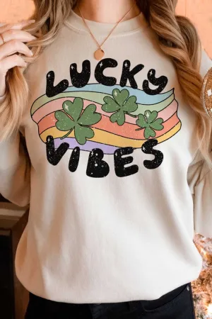ST. PATRICK'S - LUCKY VIBES GRAPHIC SWEATSHIRT
