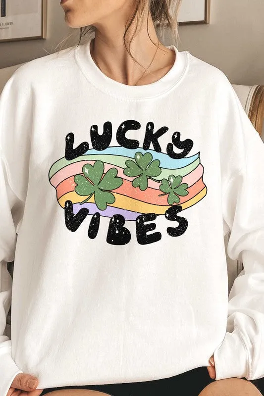 ST. PATRICK'S - LUCKY VIBES GRAPHIC SWEATSHIRT