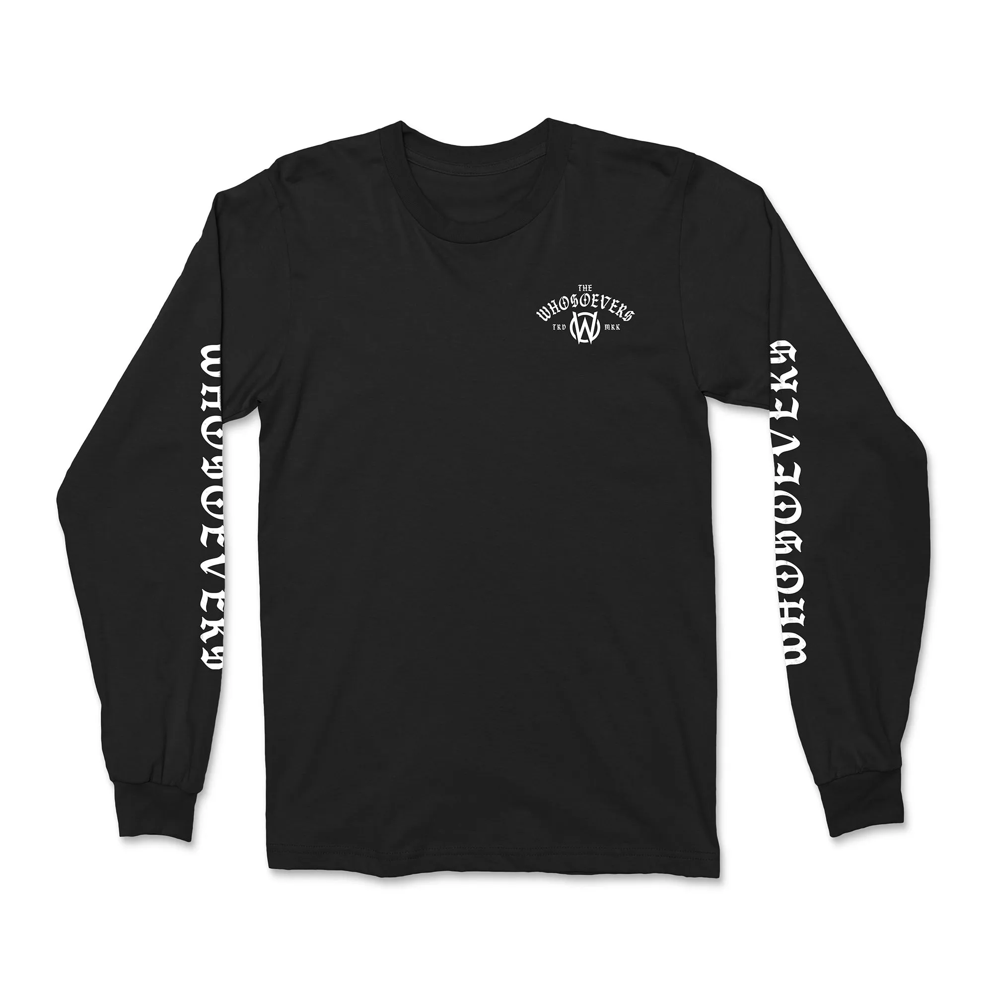 Stacked Thy Will Long Sleeve T-Shirt | Black