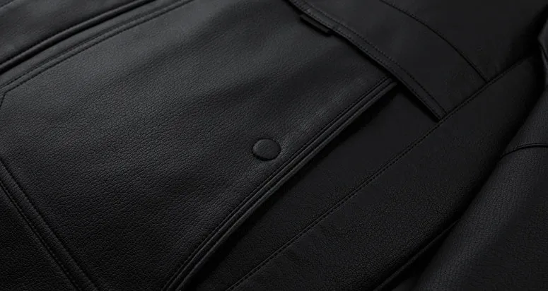 Stain-resistant 3 In 1 Thickened PU Jacket for Men