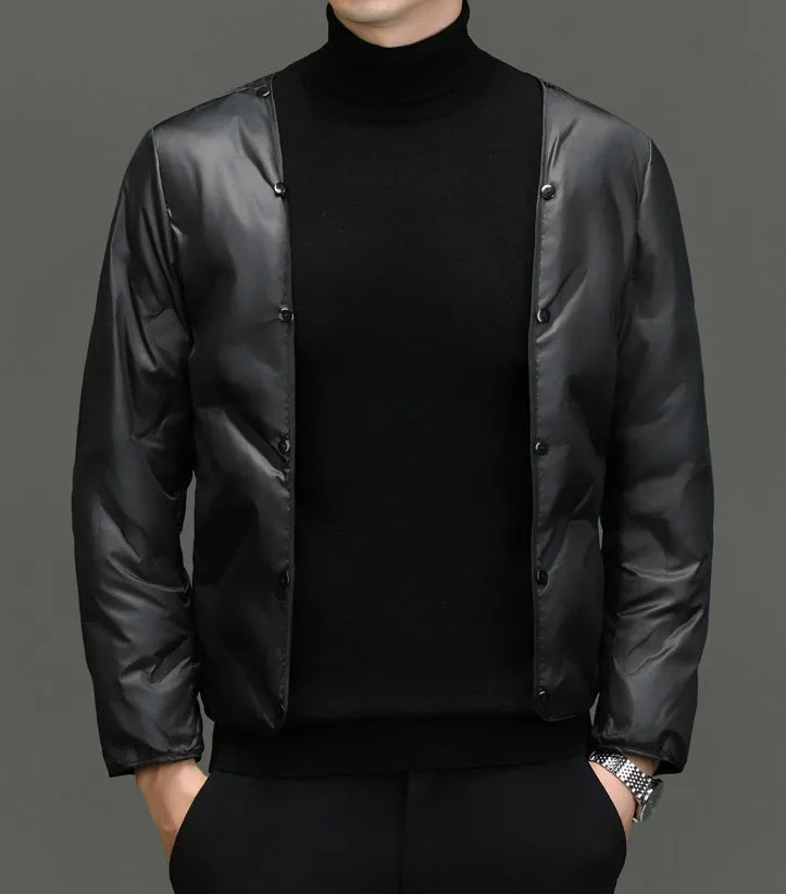 Stain-resistant 3 In 1 Thickened PU Jacket for Men