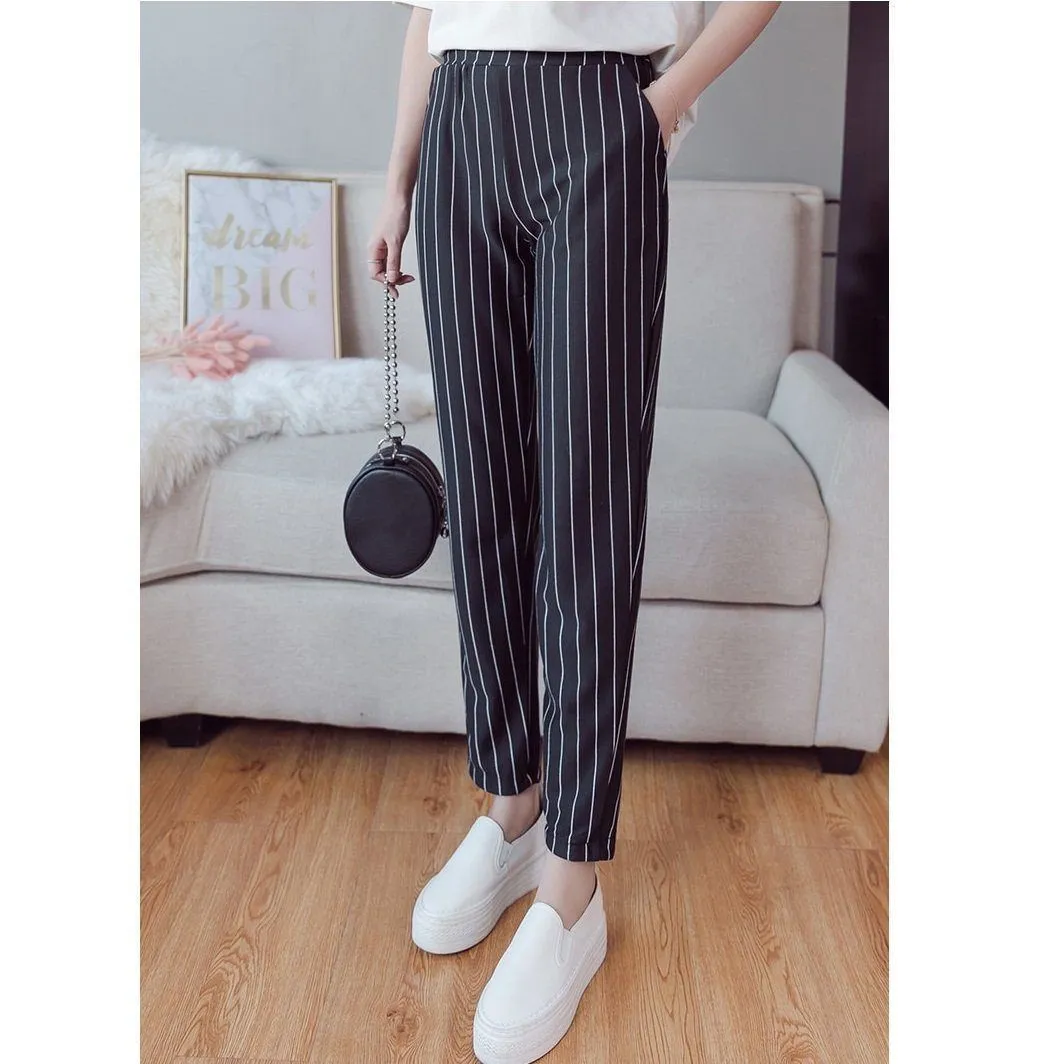 Striped Harem Pants