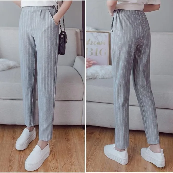 Striped Harem Pants