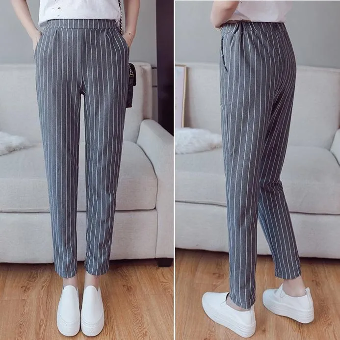 Striped Harem Pants