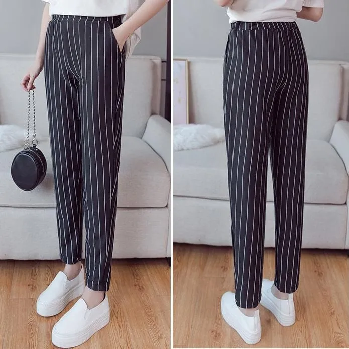 Striped Harem Pants