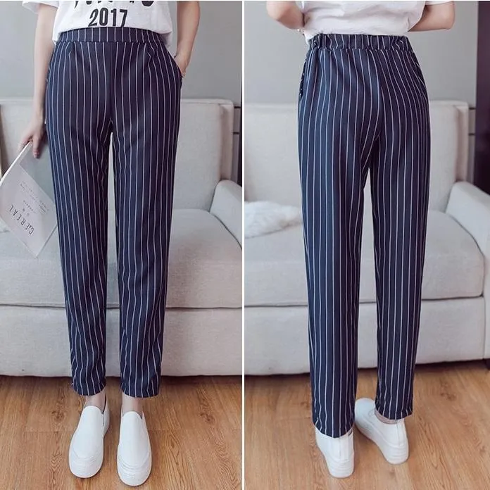Striped Harem Pants