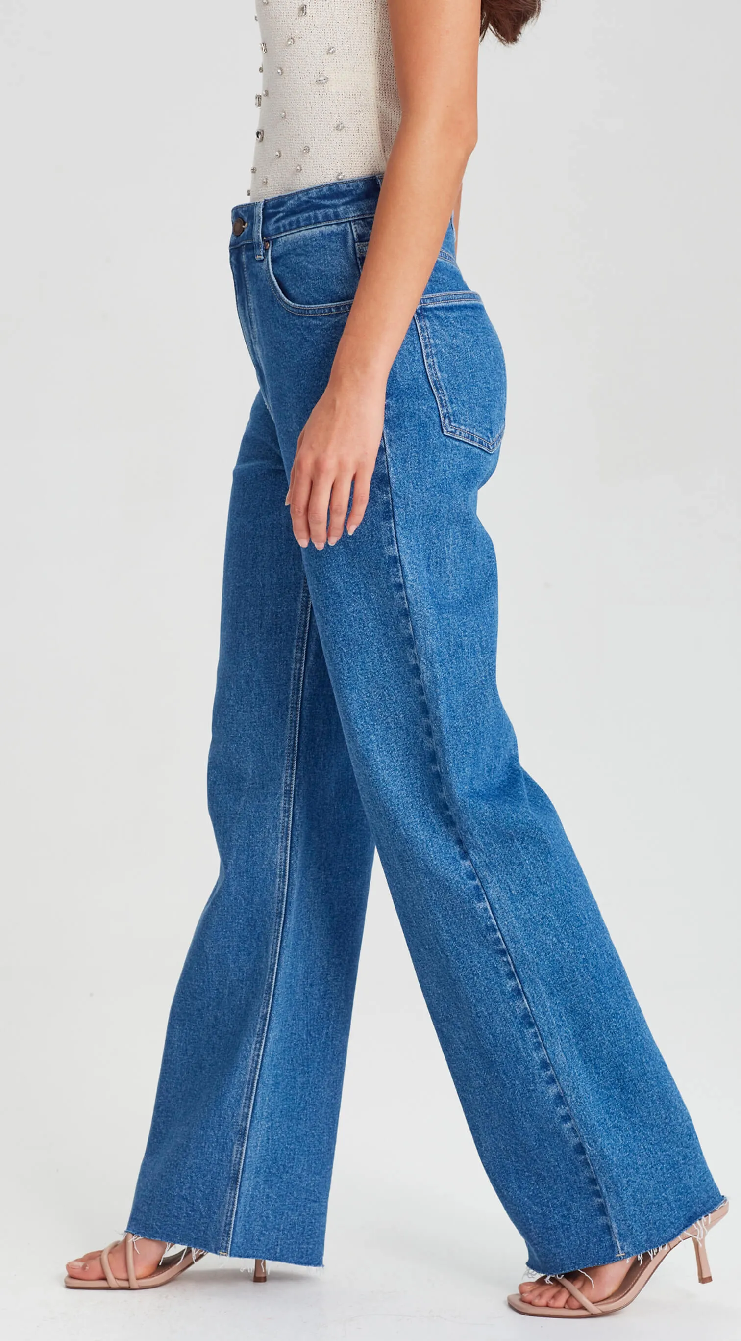 SUZIE | Wide Leg Jean Sorrento Blue