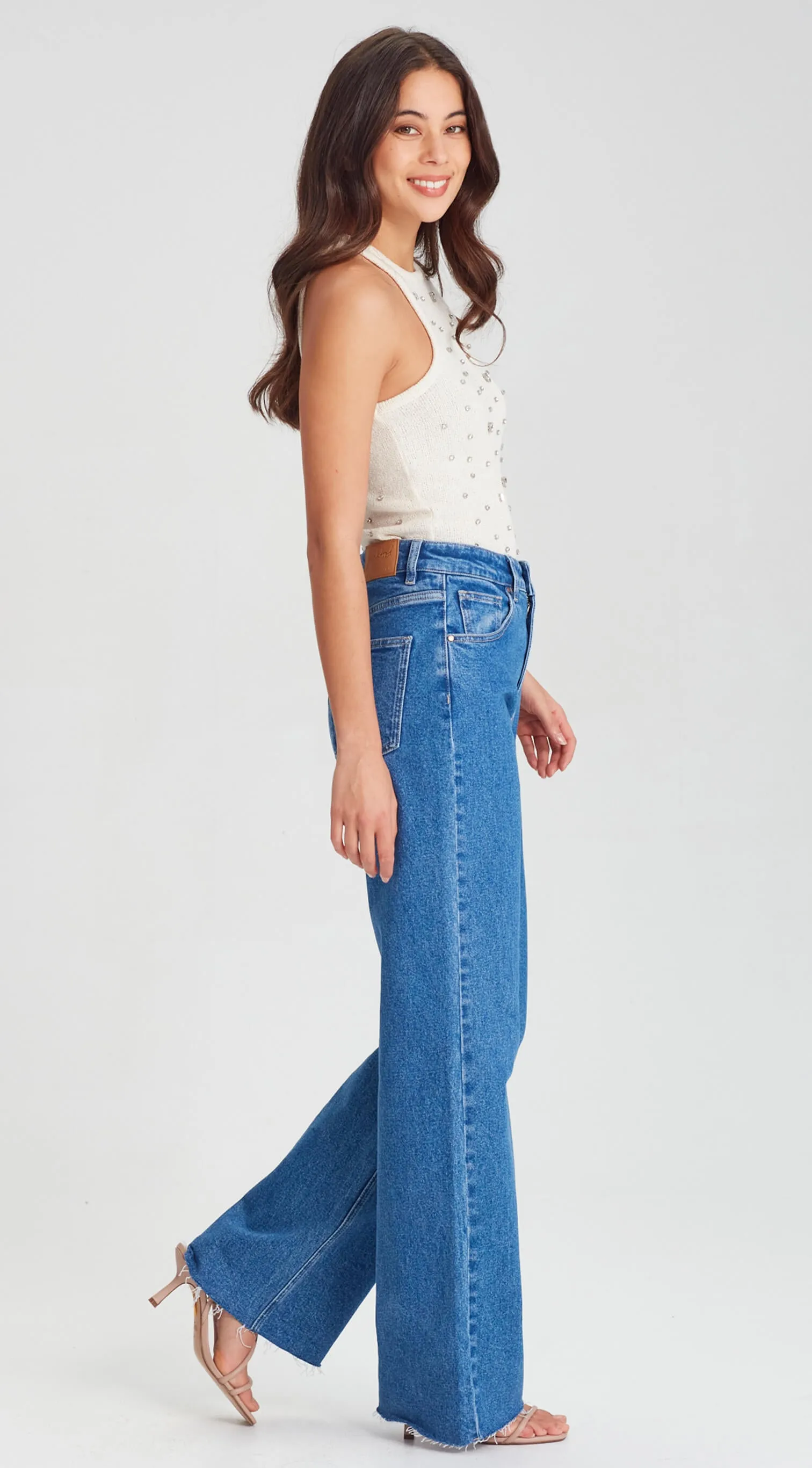 SUZIE | Wide Leg Jean Sorrento Blue