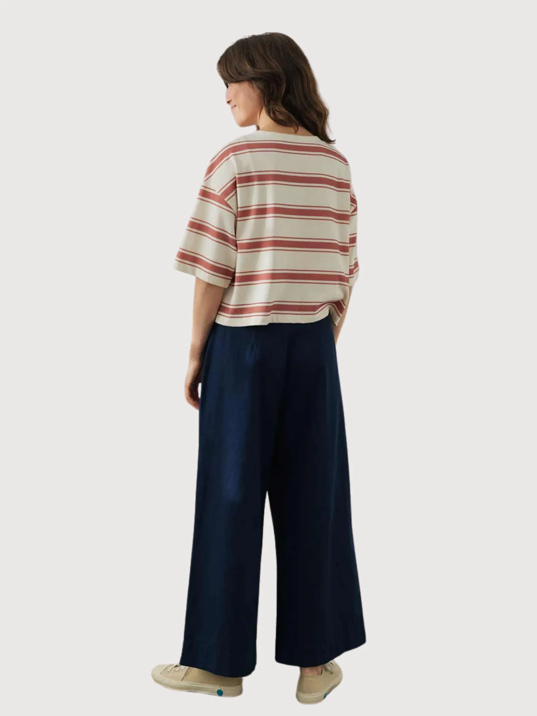 T-shirt Fingal BrownStripe Woman Cotton | Twothirds