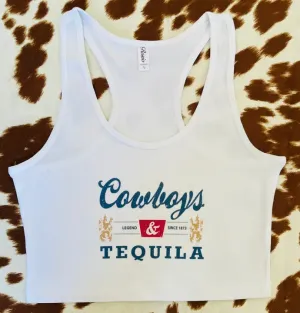 Tank Top - Cowboys and Tequila