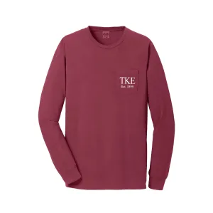 Tau Kappa Epsilon Long Sleeve Pocket Tee