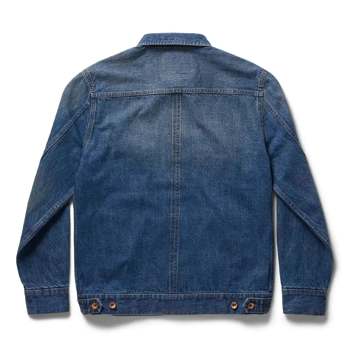 TAYLOR STITCH THE LONG HAUL JACKET IN SAWYER WASH ORGANIC SELVEDGE