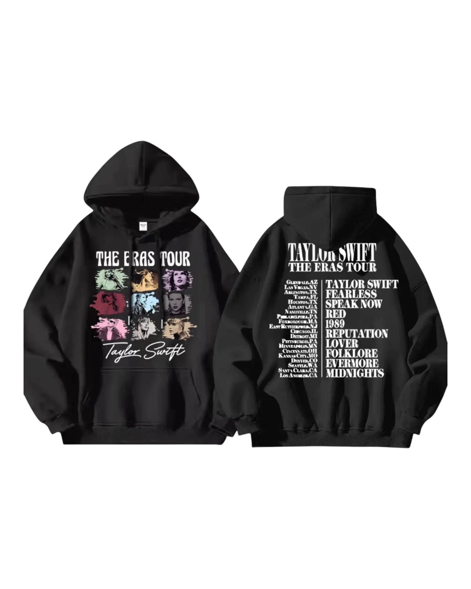Taylor Swift Graphic Eras Tour Hoodie