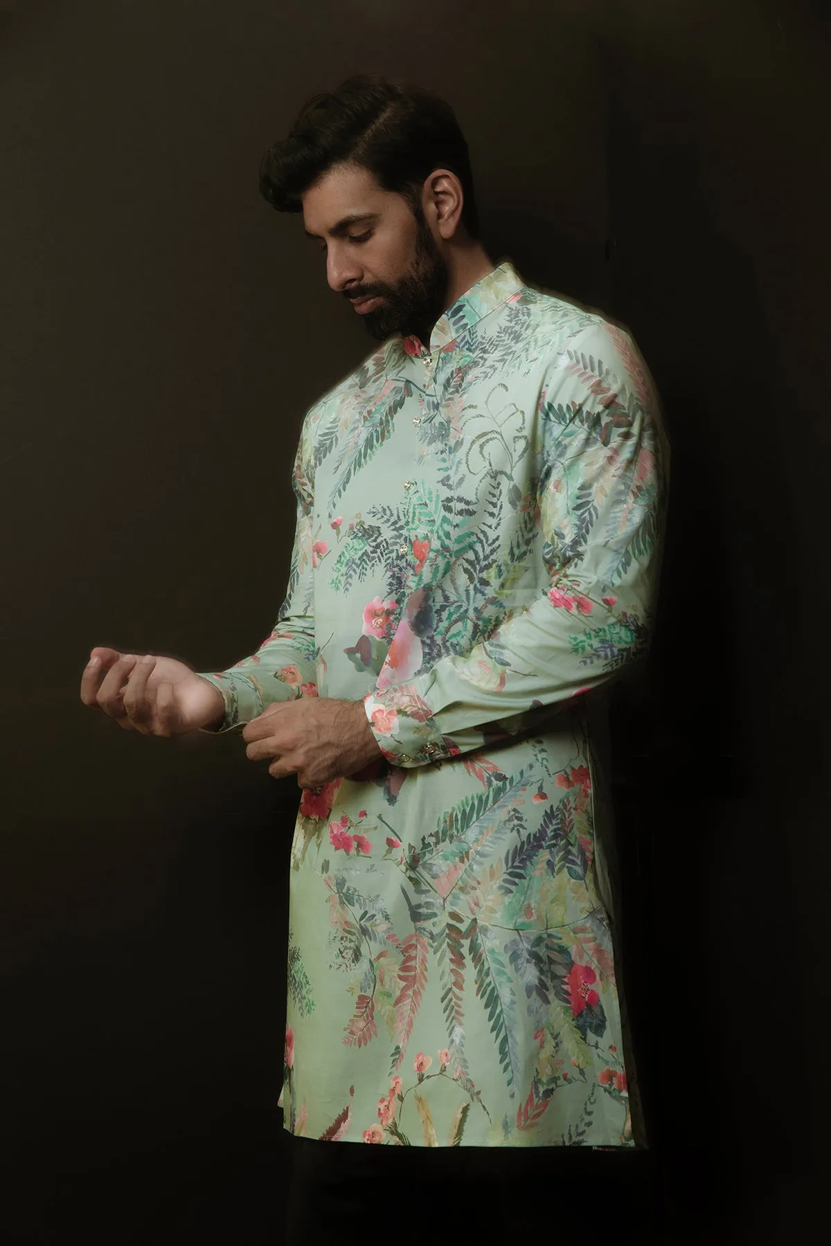 TEJAS Caribbean Floral Kurta