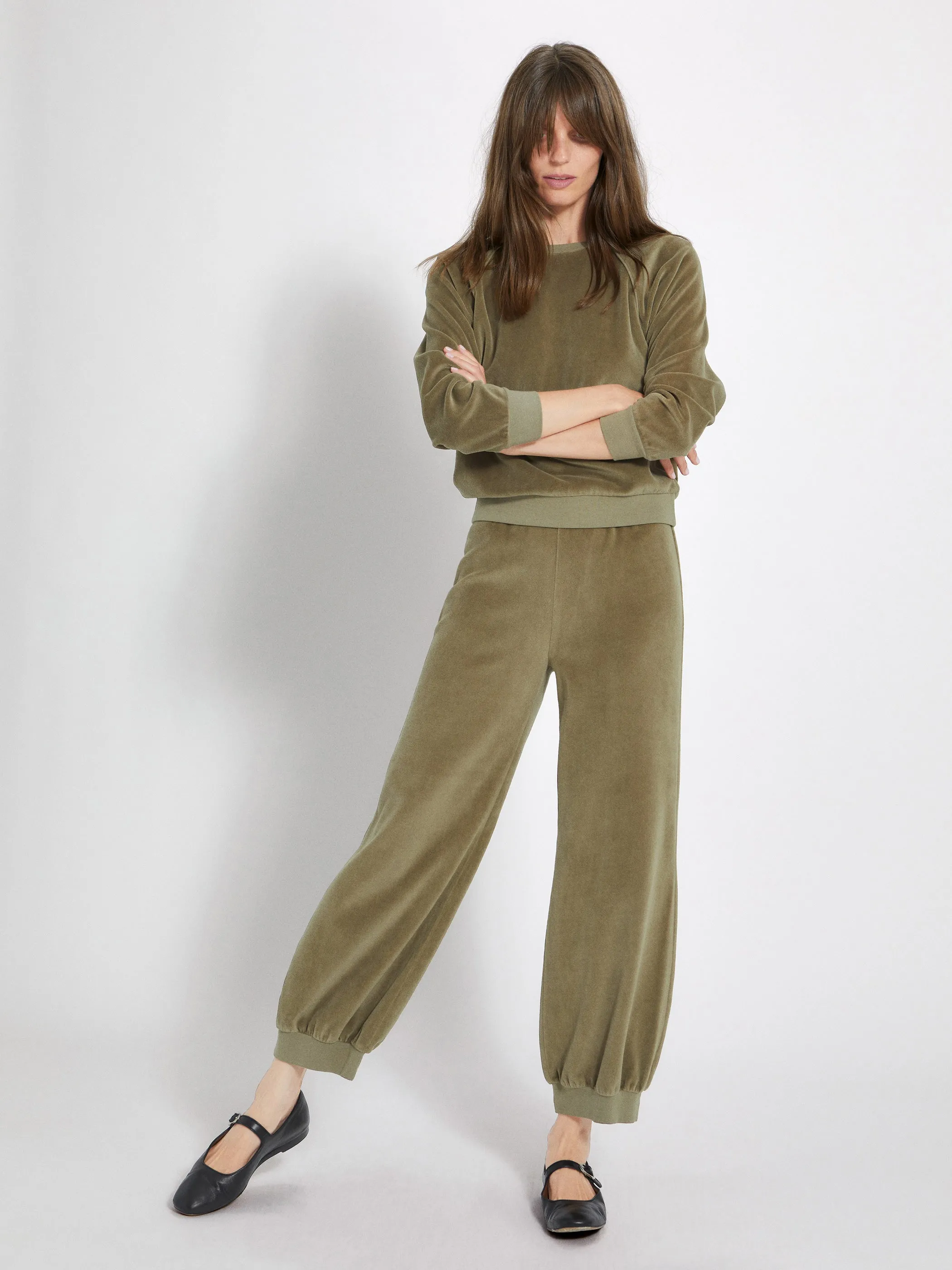 The Tosk Harem Pants in Velour