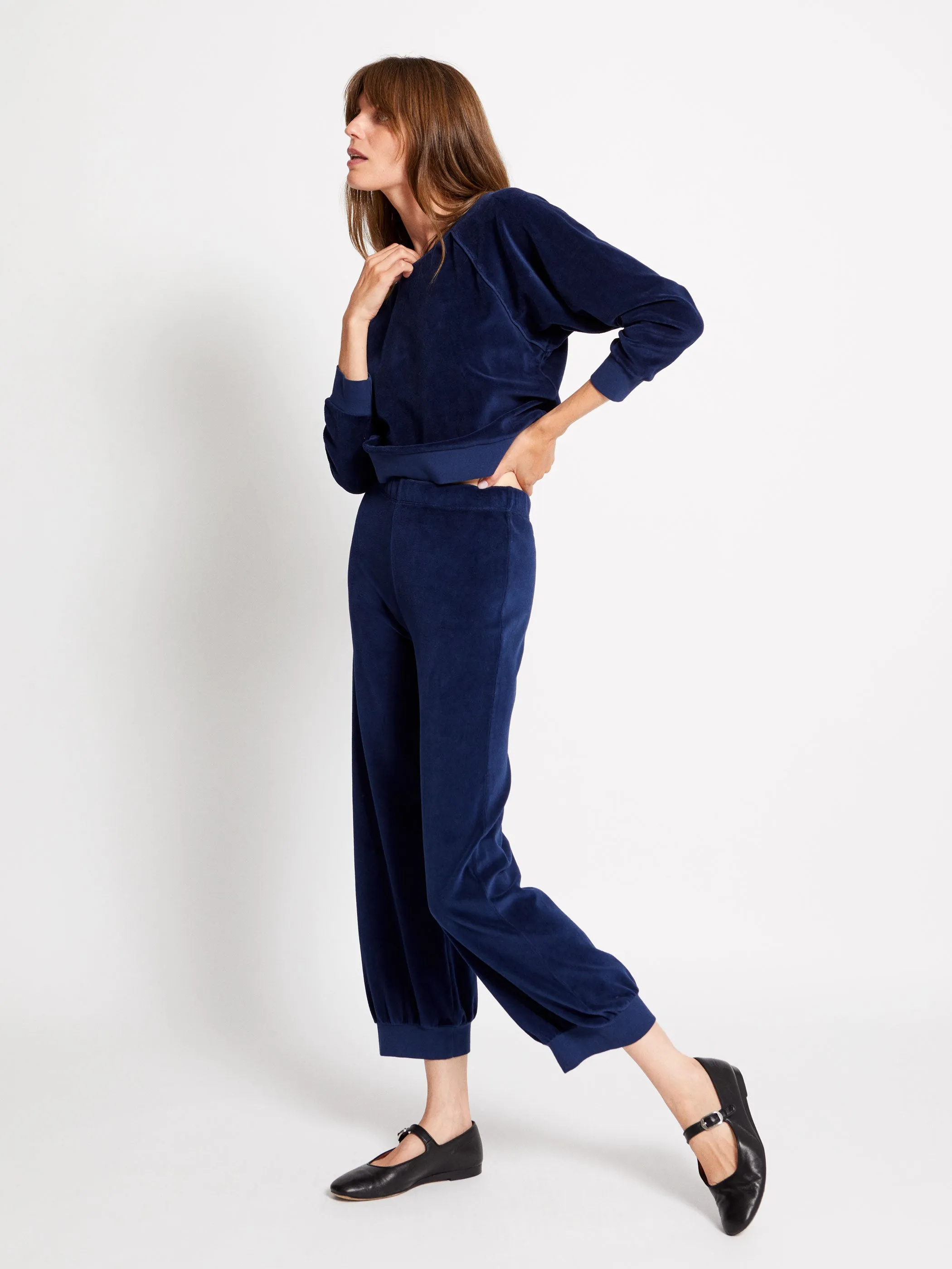 The Tosk Harem Pants in Velour