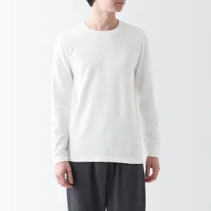 Thick Cotton Crew Neck Long Sleeve T-shirt 