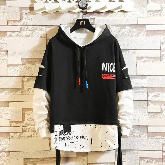 Thick Fleece Hoodies  Men