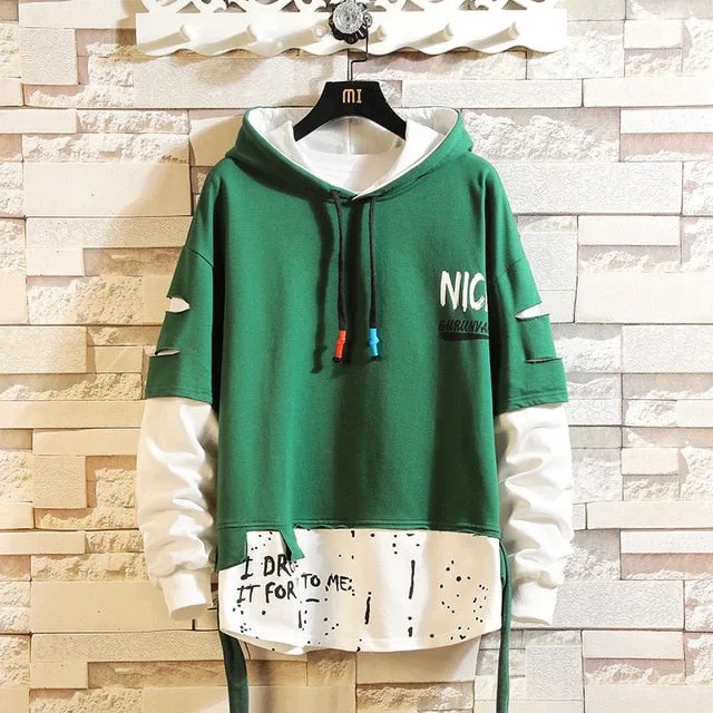 Thick Fleece Hoodies  Men