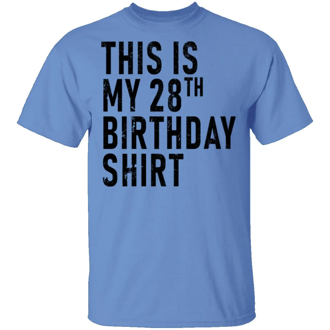 This Is My 28th Birthday Shirt T-Shirt