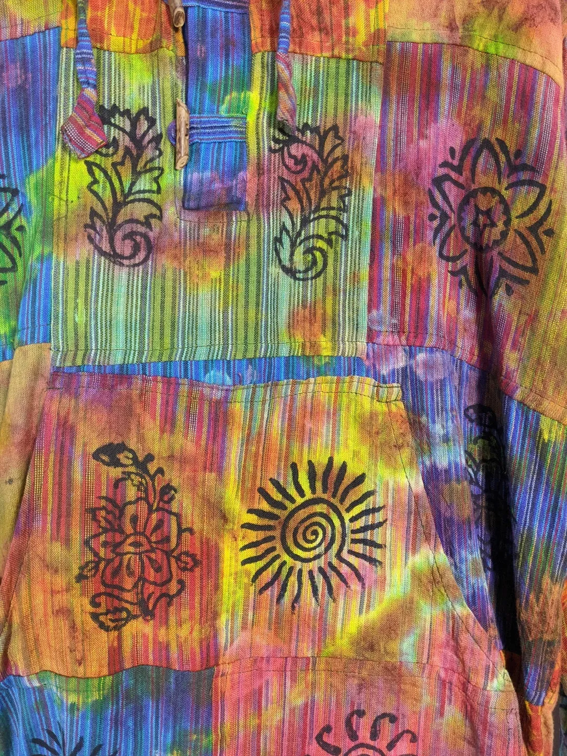 Tie Dye Hoodtop