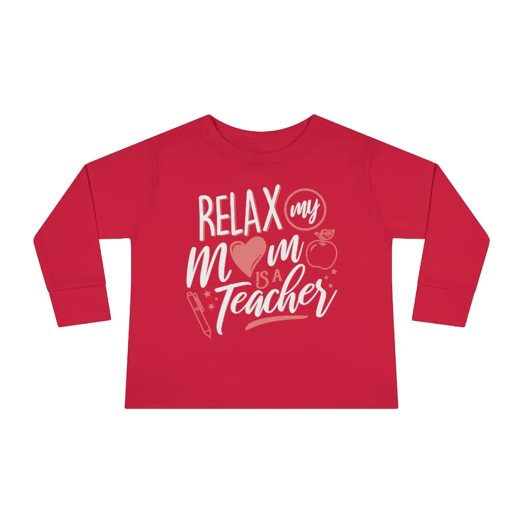 Toddler's "Relax" Long Sleeve T-shirt